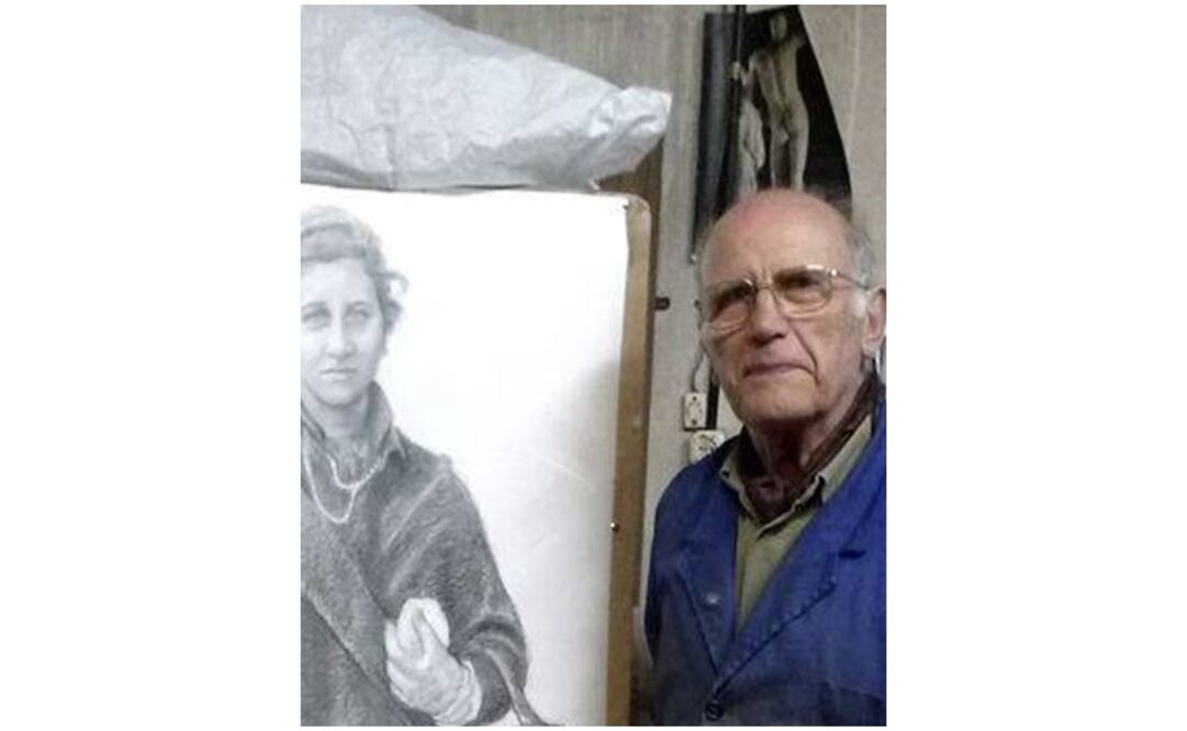 El artista Julio López Hernández. Foto: Tomada de la página de Facebook de la Asociación Española de Pintores y Escultores