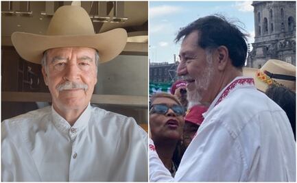 Vicente Fox y Fernández Noroña se acusan de clasistas por “Changoleón” y "división en marchas"