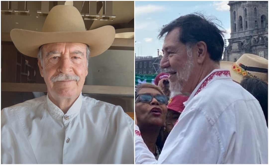 El expresidente Vicente Fox y el diputado Gerardo Fernández Noroña