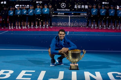Rafa Nadal es campeón en Pekín