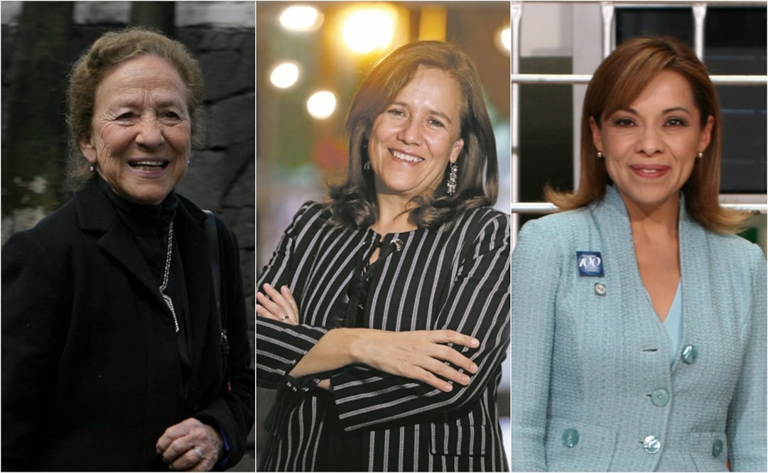 Rosario Ibarra de Piedra, Margarita Zavala y Josefina Vázquez Mota, mujeres que han destacado en la vida política del país (ARCHIVO. EL UNIVERSAL)