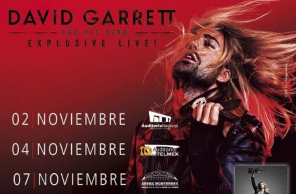 David Garret regresa a la CDMX con nuevo disco