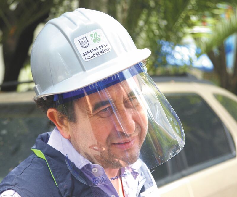 César Cravioto informó que después del temblor del martes se reportaron daños en al menos cuatro reconstrucciones. CARLOS MEJÍA. EL UNIVERSAL