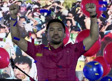 El histórico boxeador Manny Pacquiao se lanza como candidato a la presidencia de Filipinas