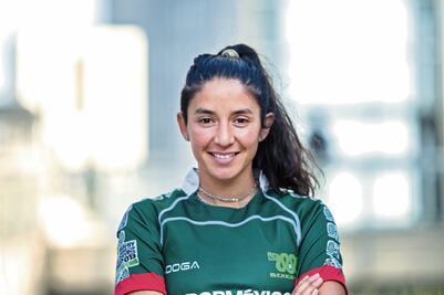 Orgullosa de jugar rugby