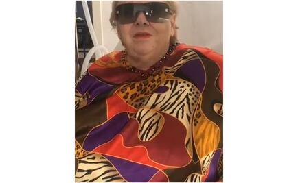 Paquita la del Barrio mejora y manda mensaje desde el hospital 
