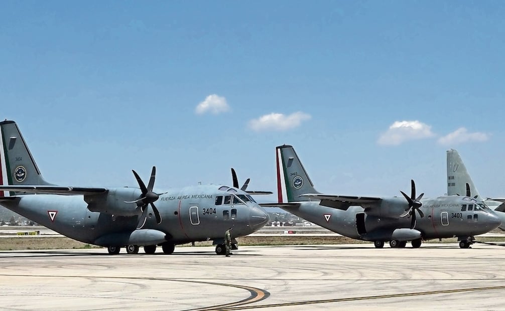 Los aviones más imponentes de la Fuerza Aérea Mexicana son el C-130 Hércules y el C-27J Spartan, esenciales para misiones estratégicas. Foto: ALBERTO GONZÁLEZ/EL UNIVERSAL