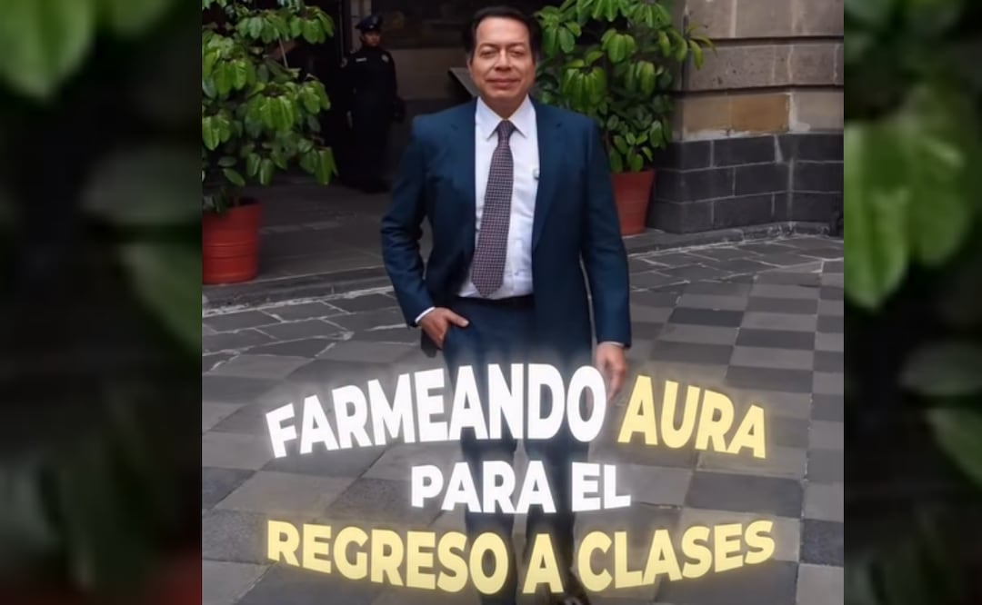 Mario Delgado se suma a tendencia viral en redes (22/08/2026). Foto: Especial