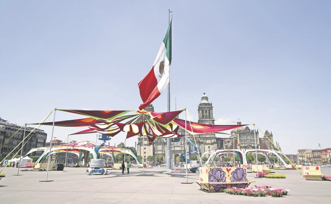 Zócalo de la CDMX. Foto: Archivo/EL UNIVERSAL 