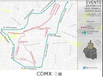 Cierran diversas vialidades de la CDMX por eventos deportivos