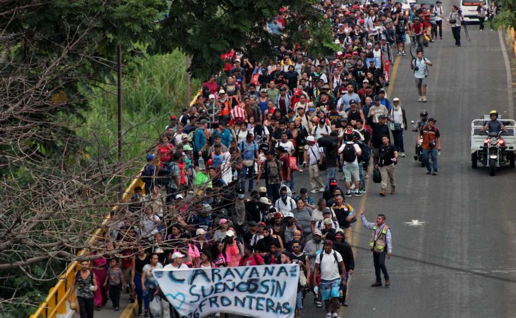 Un poco más de medio millar de migrantes integran la caravana denominada “Sueños sin Fronteras”.
Foto: EFE