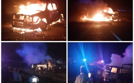 Normalistas roban y queman patrulla en Michoacán