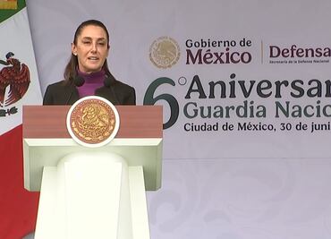 Sheinbaum pide a la Guardia Nacional actuar con integridad; "el uniforme que llevan debe ser símbolo de honestidad", menciona