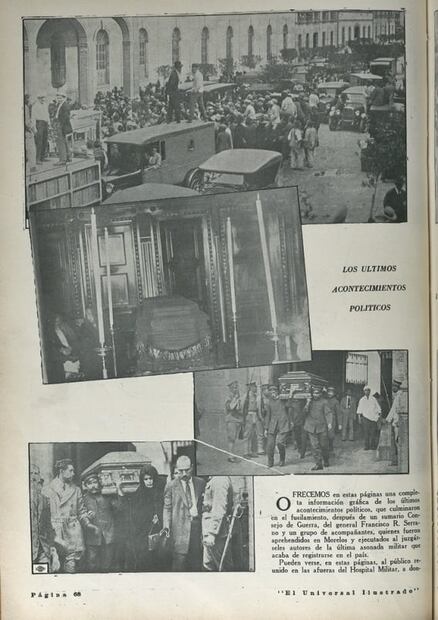 Serrano, el candidato presidencial fusilado en plena Revolución