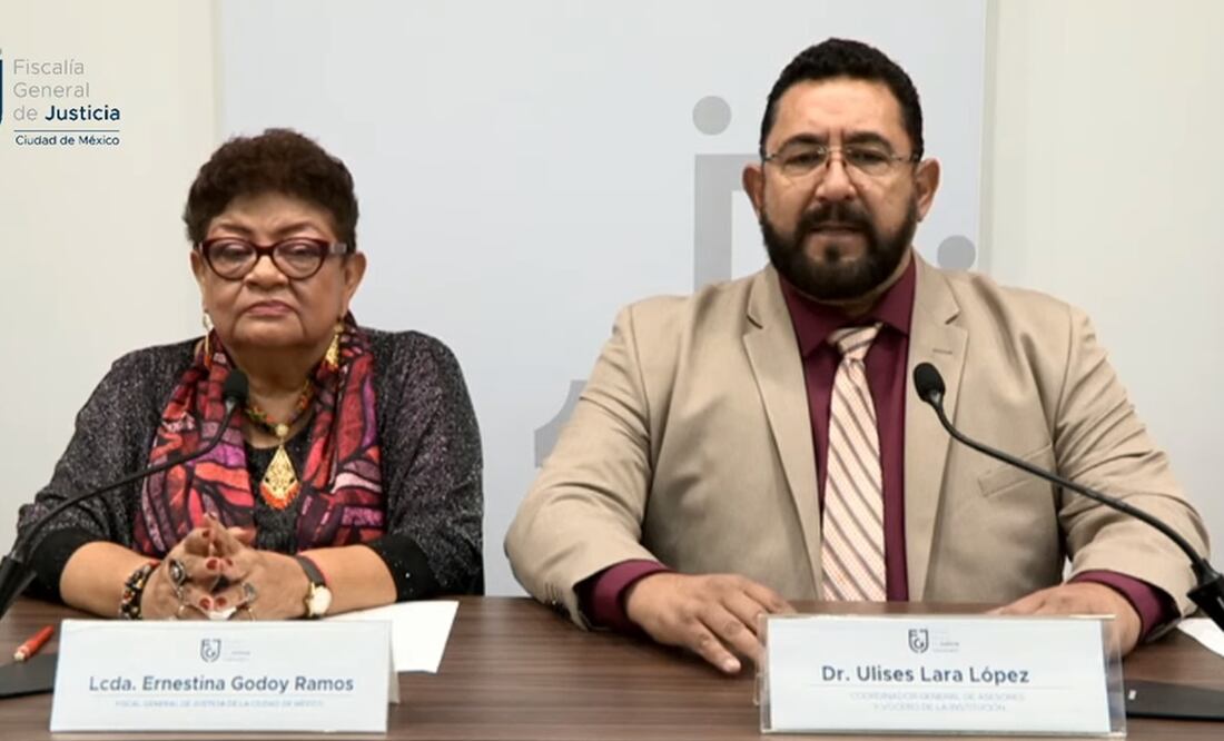 FOTO: captura tomada de YouTube FiscalíaCDMX / EL UNIVERSAL/