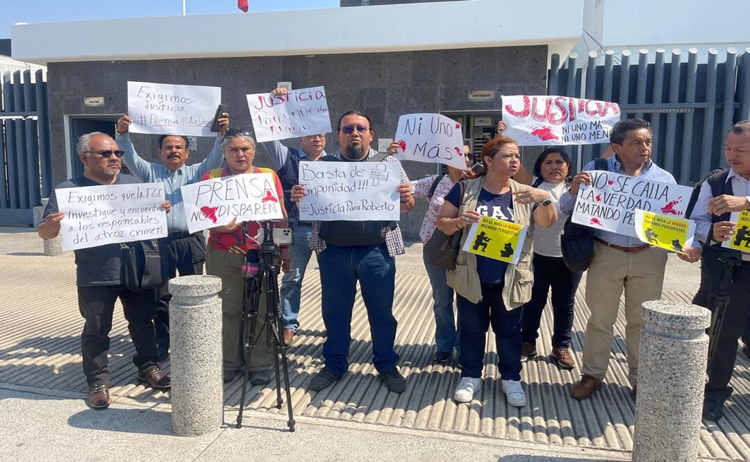 Justicia para Roberto, reportero asesinado en Morelos. Foto: Justino Miranda
