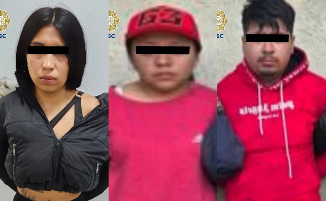 Detienen a tres por presúmeteme asesinar a hombre en Xochimilco (26/10/2025). Foto: Especial