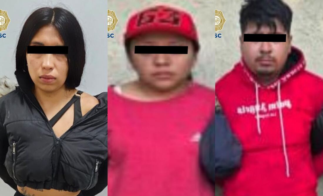 Detienen a tres por presúmeteme asesinar a hombre en Xochimilco (26/10/2025). Foto: Especial