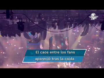 Pantalla gigante colapsa durante concierto de la banda Mirror y aplasta a integrante