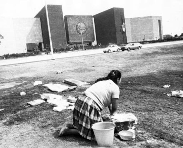 Bebemos agua embotellada por el sismo del 85