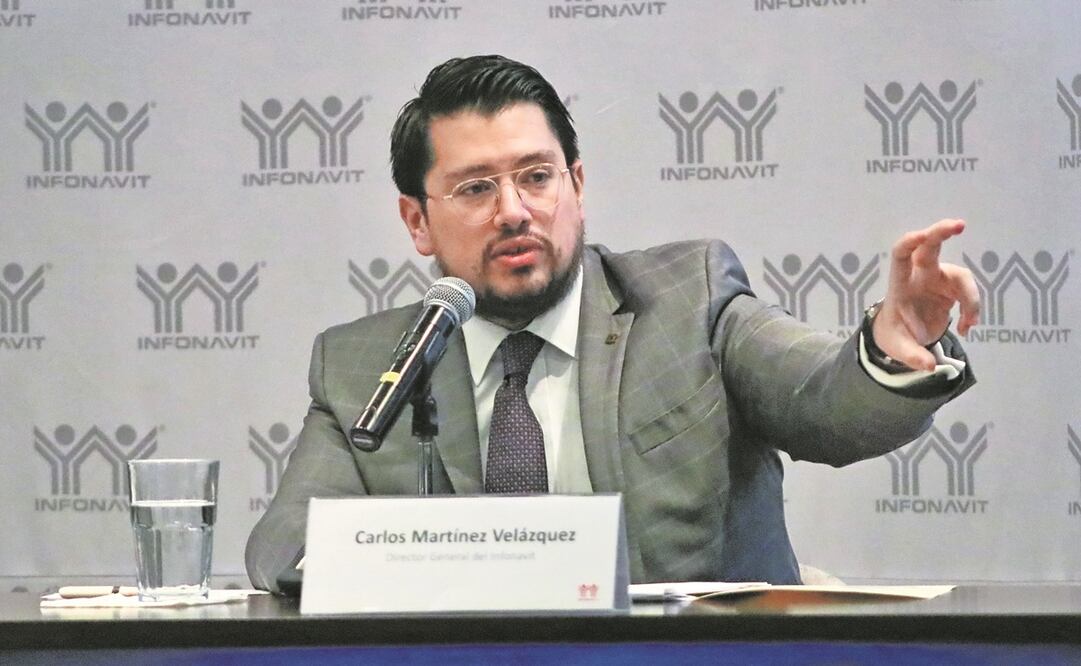 Carlos Martínez, director general del Infonavit, dijo que los créditos en cofinanciamiento con banco no podrán pasarse de VSM a pesos. Foto: Archivo/EL UNIVERSAL.