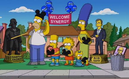 Los Simpson "celebran" su llegada a Disney