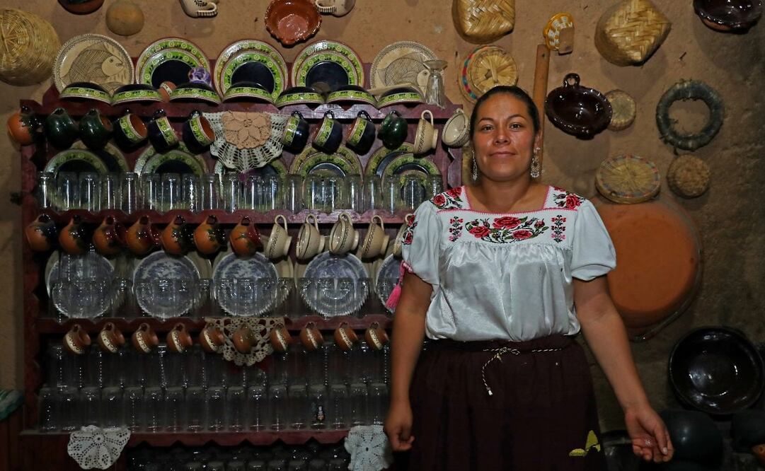Conoce a Berenice una cocinera tradicional de Santa Fe de la Laguna en Michoacán . Foto: Adriana Hernández 