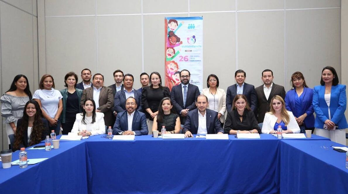 Marko Cortés en reunión con la Red por los Derechos de la Infancia en México (Redim). Foto: Archivo/ EL UNIVERSAL