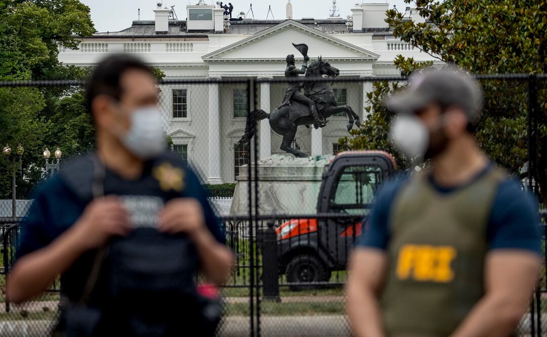 Las protestas estallaron el pasado viernes en Washington en la zona colindante a la Casa Blanca (Foto: AP)