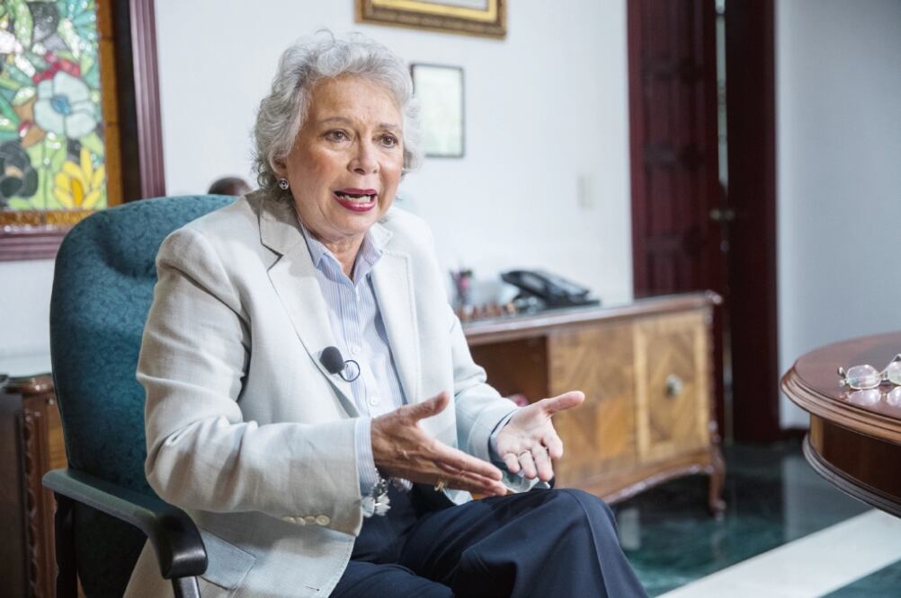 Propuesta por Andrés Manuel López Obrador para ocupar la Secretaría de Gobernación, Olga Sánchez Cordero. (Fotos: GERMÁN ESPINOSA. EL UNIVERSAL)