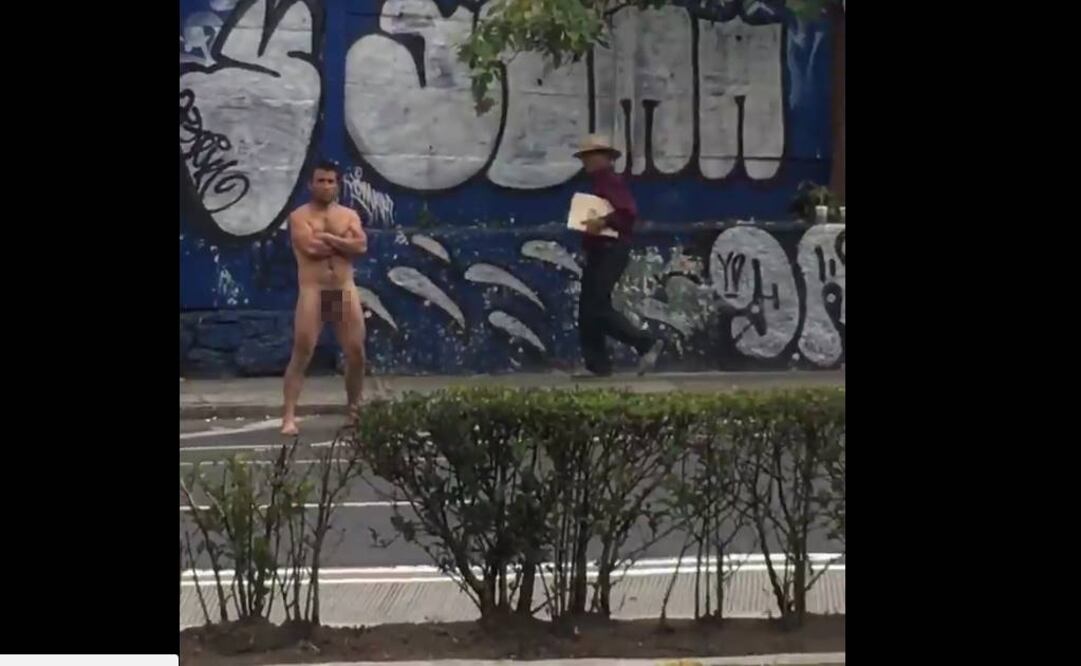 Detienen a nudista evidenciado por Sergio Mayer