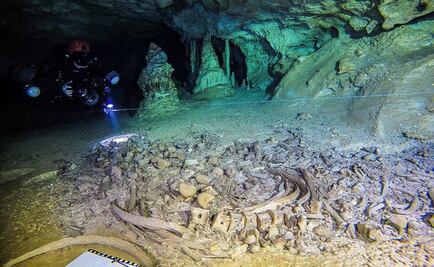Ancient human remains found in world's largest underwater cave