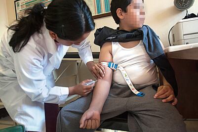 Enfermos, niños con males de adultos