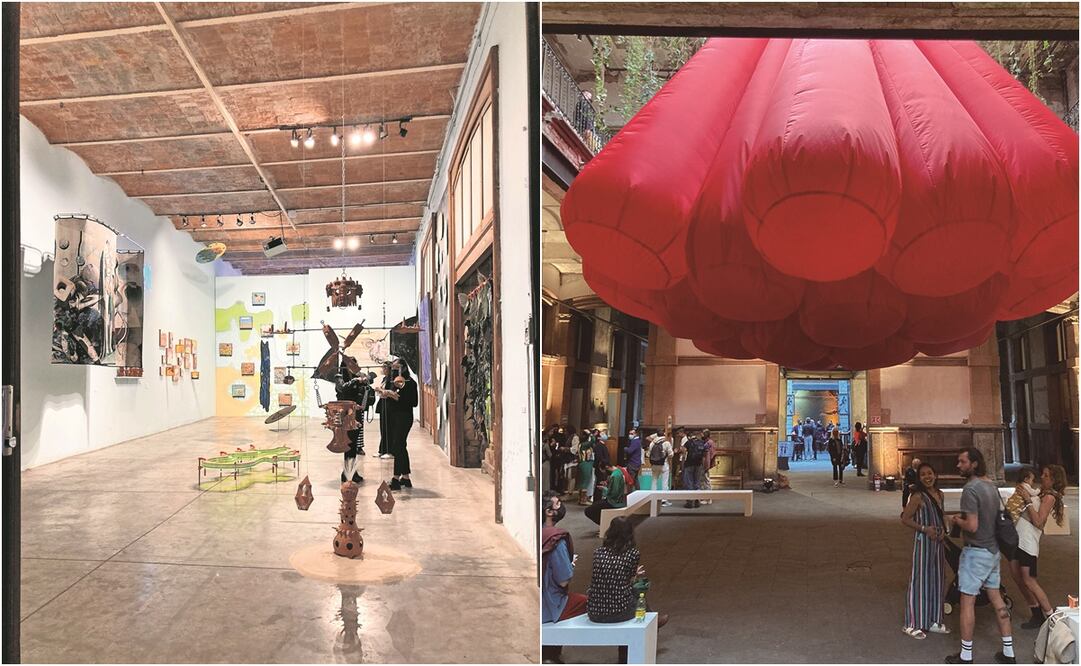 “Invocar el tiempo” reúne propuestas de artistas de Morelos, estado invitado en esta edición de Salón Acme. Fotos: Sonia Sierra. EL UNIVERSAL