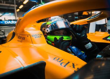 El mexicano Pato O'Ward conduce el McLaren de F1 y así le fue