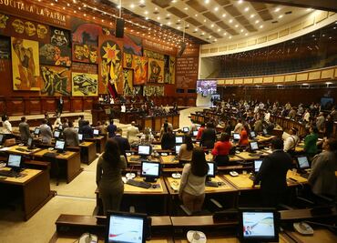 Inicia sesión del juicio político de censura contra el presidente de Ecuador, Guillermo Lasso