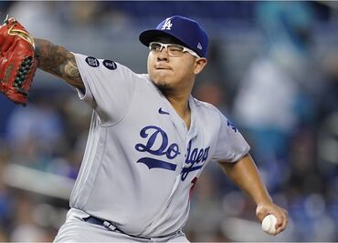 Julio Urías destaca ante Miami y llega a 11 triunfos en la temporada