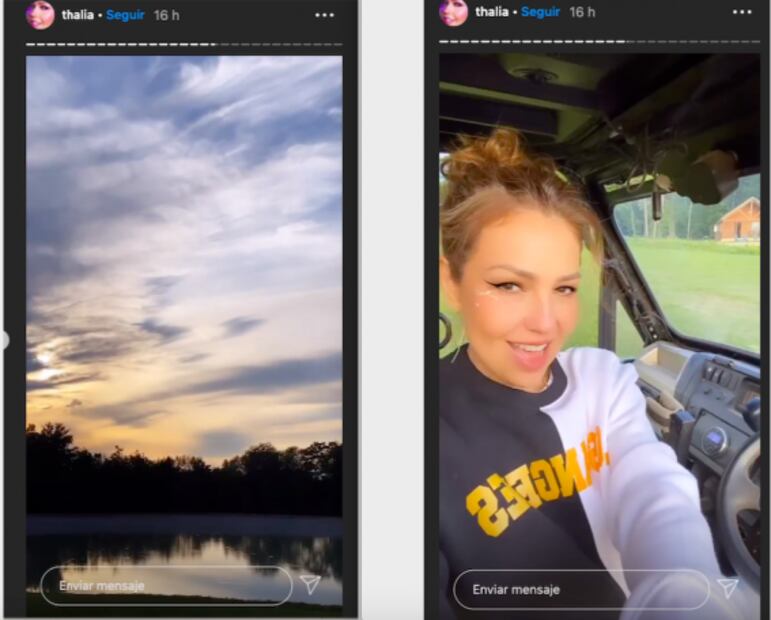 Thalía celebró su cumpleaños en ropa interior y zapatillas