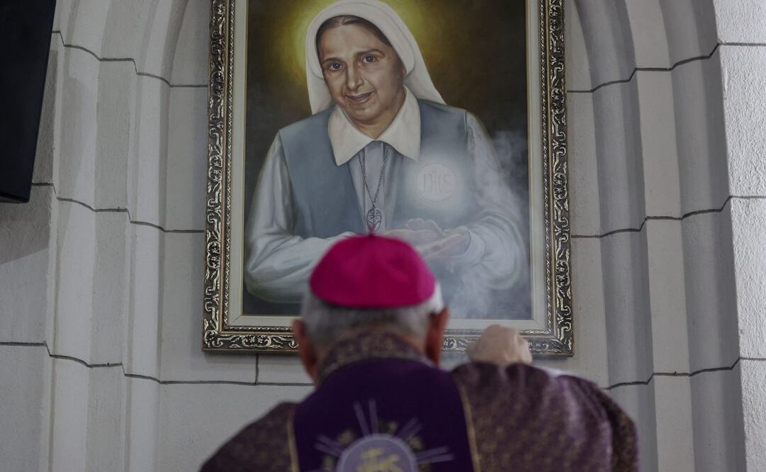 El Papa autoriza la primera santa venezolana, Carmen Rendiles. (31/03/25) Foto: AFP