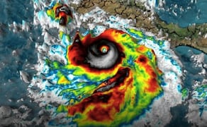 Así luce el Huracán Polo, categoría 5, este martes 22 de septiembre del 2026. Foto: Conagua