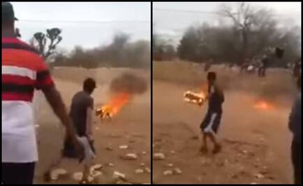 Jóvenes prenden fuego a perro, graban video y se mofan