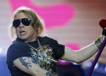 El alocado camino de Axl Rose, la estrella de Guns N' Roses