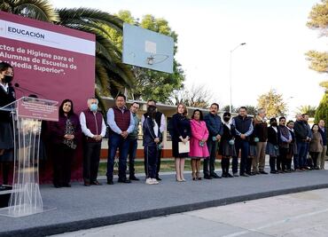 Inicia entrega de toallas sanitarias gratuitas a estudiantes en Edomex