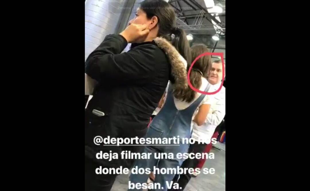 Deportes Martí se disculpa tras negativa a escena de romance gay
