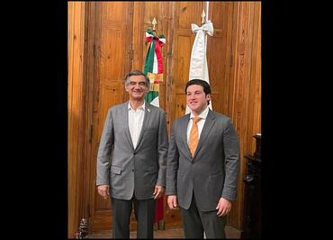 Américo Villarreal acuerda con Samuel García formar mesas de trabajo para tema del agua