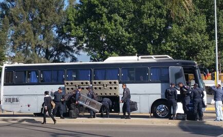 PF resguarda Ciudad Administrativa de Oaxaca
