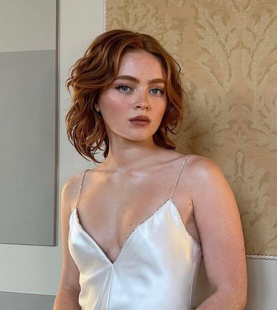 Cabello en capas con fleco cortina. Foto: Instagram @ninapark