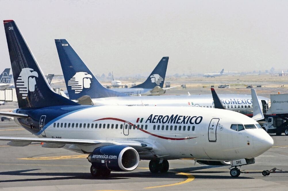 De los 14 millones 597 mil pasajeros que Aeroméxico transportó entre enero y septiembre de este año, 9.6 millones fueron nacionales y 4.9 millones foráneos (ARCHIVO EL UNIVERSAL)