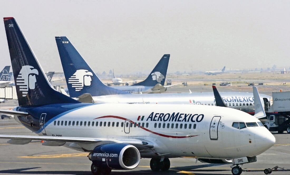 De los 14 millones 597 mil pasajeros que Aeroméxico transportó entre enero y septiembre de este año, 9.6 millones fueron nacionales y 4.9 millones foráneos (ARCHIVO EL UNIVERSAL)