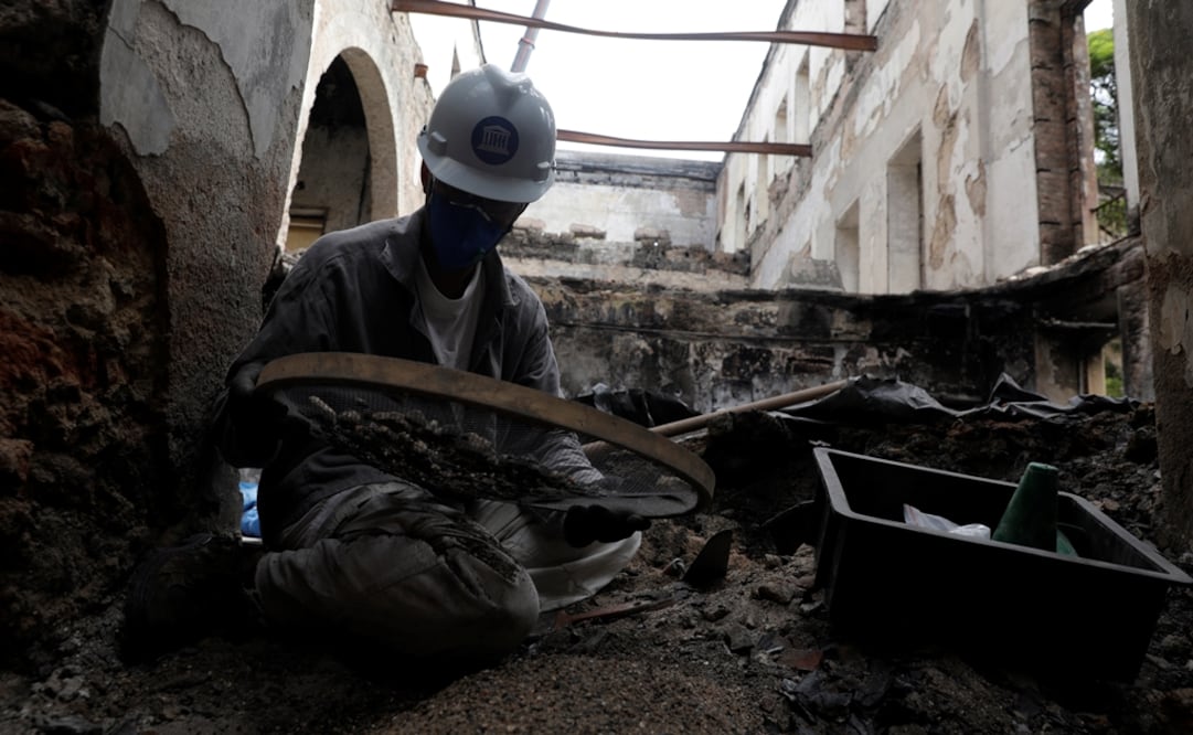 Hace cinco meses un incendio de grandes proporciones devastó casi todo el Museo Nacional de Río de Janeiro. 